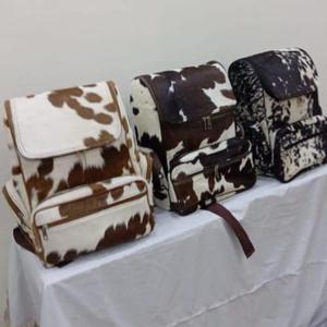 Handmade Leather Hair On Backpack Cowhide Travel Laptop Rucksack Vintage School Bag Durable Design LHBP-0025 - Product Image 3