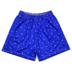 Pantalones Cortos Deportivos Tejidos para Hombre, 5 Pulgadas, con Forro, Impresión por Sublimación, Absorción de Sudor, Elásticos en Cuatro Direcciones, Cintura Elástica, OEM ODM - Product Image 4