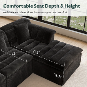 COMPRESSION <b>SOFA</b> Living Room Modern MD15 Linen Fabric Sectional <b>Sofa</b> OEM brand name High Density Sponge - Product Image 6
