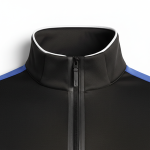 Chaqueta Deportiva para Hombre, Cuello Alto, Transpirable, de Secado Rápido, Poliéster/Algodón, Especial para Calentamiento - Product Image 3