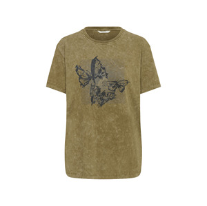 T-shirt d'été de luxe pour femme, personnalisé, 180 g/m², 100 % coton, vintage, délavé à l'acide, délavé à la pierre, col contrastant, écologique et respirant - Product Image 5