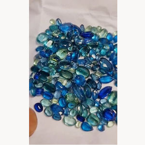 ไคยาไนต์สีครามธรรมชาติ 203 ชิ้น ขนาด 5x3 6x4 7x5 8x6 9x7 มม. รูปทรงวงรี ทรงลูกแพร์ ทรงมาร์คีส์ เจียระไน 151 กะรัต ล็อต Iroc Sales Gemstones ราคา 212 ดอลลาร์สหรัฐ - Product Image 1