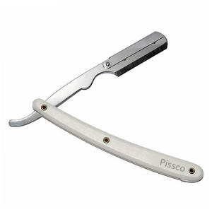 Rasoir droit de barbier, rasoir de coiffeur, couteau à effiler les cheveux, support de couteau de salon de beauté, rasoir pliant pour barbe - Product Image 1