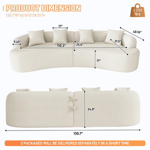 โซฟาคอมเพรสชั่น รุ่น MD28 สไตล์สแกนดิเนเวียน สำหรับห้องนั่งเล่น ยี่ห้อ OEM ฟองน้ำความหนาแน่นสูง ผสมใยฝ้าย - Product Image 2