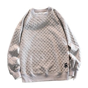Suéter Jacquard de Cuello Redondo para Hombre Fitspi, Otoño Invierno, Camiseta Informal de Manga Larga con Letras, Camiseta Interior para Hombre - Product Image 6