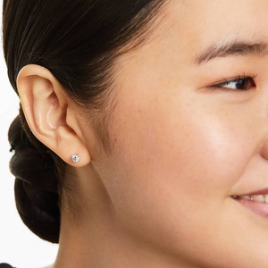 Luxury 925 <b>Silver</b> <b>Stud</b> <b>Earrings</b> With Sparkling Round Cut Moissanite Diamonds For Women Fashion Jewelry For Daily And Party Use - Product Image 2