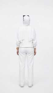 Conjunto Deportivo Casual para Mujer, Sudadera con Capucha Blanca y Pantalones Deportivos, Manga Larga - Product Image 5