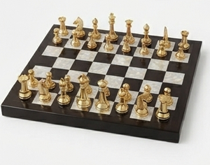 <b>Wooden</b> Magnetic <b>Chess</b> <b>Set</b> with Folding Chessboard Hand-Carved Traditional Art Design Portable for Adults & Children - Product Image 2