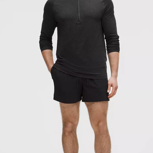 Pantalones Cortos Deportivos Casuales para Hombre, Transpirables, Elásticos, de Cintura Media, con Logotipo Frontal, Ligeros, Ajustados, para Correr, Gimnasio, Trotar - Product Image 1