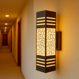 Lámparas de Pared de Acero/Inoxidable CM Decor, Lámpara de Pared LED de Estilo Japonés, Luz Impermeable para Interiores y Exteriores, para el Hogar, Pasillo, Escalera - Product Image 4