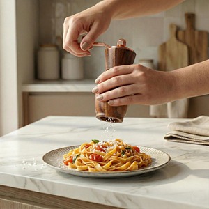 Premium Wooden Spice Shakers Set Used For Serving Salt And Pepper On Dining <b>Table</b> In Home <b>Kitchen</b> Decorative <b>Kitchen</b> Accessories - Product Image 5