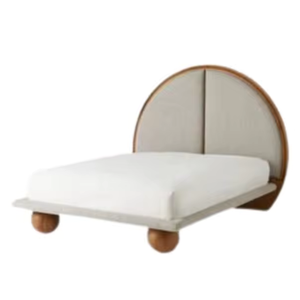 Solid Wood Up-Holstered <b>Bed</b> Set Super Comfortable Bedroom Set Highest Quality Hotel Bedroom Furniture - Product Image 3