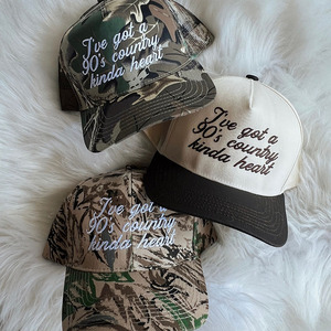 Custom Screen Print Logo Trucker Hat 5 Panel <b>Camo</b> Foam Snapback Dad <b>Cap</b> Print Your Own Logo - Product Image 5