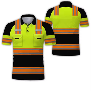 <b>Top</b> Selling Tees High Quality Factory Custom Hi-vis <b>Reflective</b> Long Sleeve Construction Workwear Safety T Shirt - Product Image 1