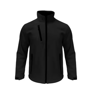 Custom Softshell Jacket Men Premium Outdoor Jacket Softshell Jacket Wind Resistant Full <b>Zip</b> Sportswear Private Label - Product Image 2