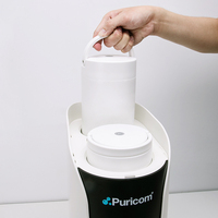 Sistema Purificador de Agua Eléctrico RO 2 en 1 con Electrolizador de Hidrógeno, 1600 ml/min, 1400-1600 ppb H2, Carcasa de Plástico para Uso Doméstico