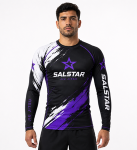Men High Quality Compression <b>Shirt</b> Quick Dry Sporty Customize Logo Sublimation Print Demanded O-Neck Slim Fit Rash Guard Gym - Product Image 1