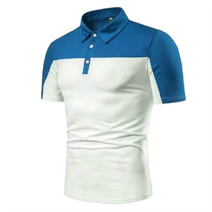 Men's Short Sleeve Solid Knitted Casual Regular Fit for Shirt Anti-Wrinkle Pocket Button White Red Polyester/Cotton - Product Image 2