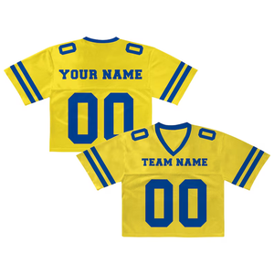 Camiseta Deportiva Personalizada de Fútbol Americano para Mujer, Uniforme de Animadora, Nombre y Número del Equipo Personalizados, Ropa Deportiva para Niñas - Product Image 3