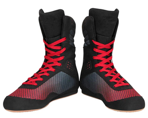Chaussures de boxe haut de gamme à lacets avec design flexible, haute performance pour les athlètes professionnels - Product Image 5