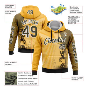 Sudadera Deportiva de Alta Calidad con Estampado por Sublimación, Sudadera Personalizada con Nombre de Equipo, Sudadera Deportiva para Hombre de Tela Transpirable de Poliéster - Product Image 5