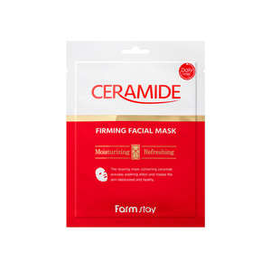 Masque facial raffermissant au céramide Farmstay, 10 feuilles, pour usage facial - Product Image 1