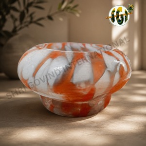 Bol en forme de champignon de qualité supérieure avec des copeaux de couleurs originales et une finition artisanale - Product Image 3