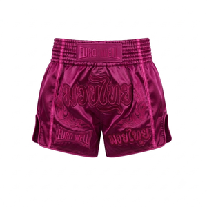 Shorts de Muay Thai Rétro Style Thaïlandais en Gros – Durables, Respirants, Séchage Rapide, en Satin – Idéaux pour la Boxe et les Arts Martiaux - Product Image 3