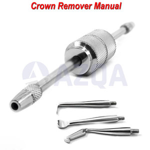 High Quality Stainless Steel Automatic <b>Crown</b> Remover Gun with 5 Attachments Dental <b>Crown</b> Bridge Removal Instrument - Product Image 3