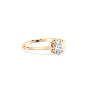 แหวนเพชร REYES CVD HPHT IGI Certified Lab Grown Diamond ทรง Hidden Halo ทองคำแท้ 14K สำหรับงานหมั้นและงานแต่งงาน ของขวัญเครื่องประดับชั้นดีสำหรับผู้หญิง - Product Image 3