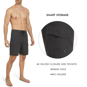 Classic Solid Color Board Shorts For <b>Men</b> Custom Design Lightweight Quick Dry Swim <b>Trunks</b> Breathable Summer Fashion Bottoms - Product Image 5