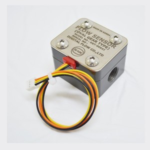 เครื่องวัดการไหลของน้ำมันดีเซลแบบดิจิตอล DIGITAL FLOW DGT-006AI เซ็นเซอร์วัดการไหลแบบโอวัลเกียร์ อลูมิเนียม PT 1/4 เกลียวใน - Product Image 1