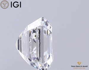 Diamante de Corte Asscher Cultivado en Laboratorio CVD con Certificado IGI, Color D, Claridad VVS2, 3.00 Quilates, para Creación de Joyería Exclusiva - Product Image 4