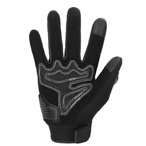 Gants de moto en cuir respirant pour la course, protection intégrale des doigts, pour l'entraînement et les sports de plein air - Product Image 2