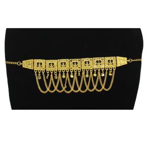 Martasha Designer Ensemble de bijoux arabes plaqués or Bijoux spéciaux islamiques du Ramadan des Émirats arabes unis de Dubaï Collier à la mode Boucle d'oreille - Product Image 6