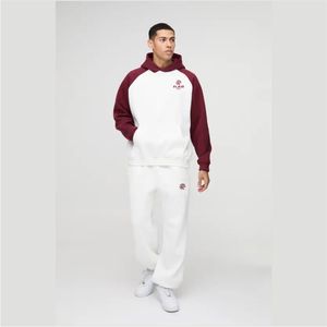 ชุดวอร์มฮู้ดดี้โอเวอร์ไซส์สำหรับผู้ชาย แขนเสื้อแบบแร็กแลน - Product Image 1