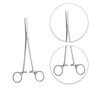 Pinces hémostatiques droites en acier inoxydable à verrouillage pour la chirurgie générale, certifiées CE, instrument manuel de classe I - Product Image 1