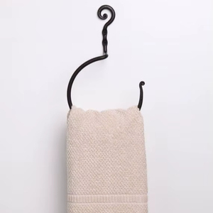 Modern Style Metal Towel <b>Ring</b> With Sleek Design Perfect For Contemporary Bathroom Decor And Towel Organization Needs - Product Image 1