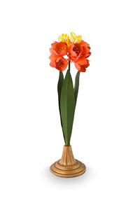 Antiqued Gold Metal Flower <b>Candlestick</b> Decorative Candle Holder Floral Design Table Centerpiece Home Decor - Product Image 3