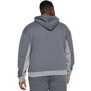 Sweat à capuche zippé personnalisé de haute qualité en coton épais avec impression en relief, style streetwear de luxe, coupe ample pour homme - Product Image 4