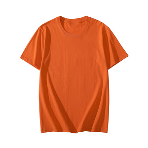 T-shirt col côtelé en coton 150g personnalisé OEM, couleur unie, teint en pièce, coupe oversize pour homme - Product Image 5