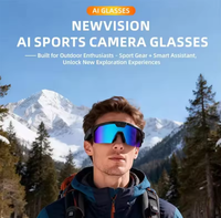 Lunettes de cyclisme intelligentes IA avec caméra, enregistrement vidéo, traduction en temps réel, protection UV, lunettes de sport pour vélo, pêche, hommes et femmes