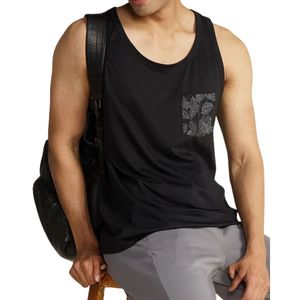 Camiseta sin mangas personalizada al por mayor para hombre, chaleco ligero de algodón, ropa informal de verano para gimnasio y fitness con bolsillo - Product Image 1