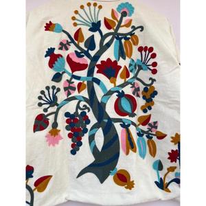 Velvet Suzani Short <b>Jacket</b> Embroidered Winter Festival Coat Handmade Tribal Bohemian Button Closure 100% Cotton Reversible - Product Image 2