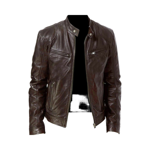 <b>Leather</b> <b>Jackets</b> For <b>Men</b> Popular Style <b>Men</b> <b>Leather</b> <b>Jacket</b> Wholesale Fashion Zipper Pu <b>Leather</b> <b>Jackets</b> For <b>Men</b> - Product Image 2