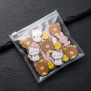 Bolsa de Plástico Pequeña Personalizada OEM 2026 con Cierre Deslizante para Empaque de Juguetes y Broches Esmaltados, Impermeable y Reutilizable - Product Image 1