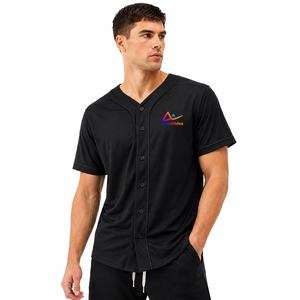 Maillot de baseball athlétique élégant à manches courtes, respirant et performant, options personnalisables pour les clubs sportifs - Product Image 1