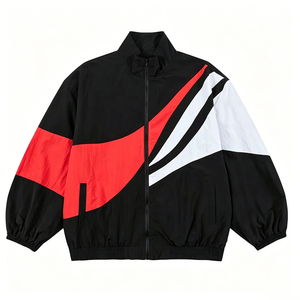 เสื้อแจ็คเก็ตกันลมผู้ชายไซส์ใหญ่ แบบซิป ราคาขายส่ง ผ้าโพลีเอสเตอร์ ไนลอน กันลม - Product Image 6