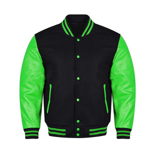 Veste d'hiver classique de style baseball pour hommes, haute qualité, personnalisable, à manches longues avec col montant, style streetwear, vente en gros 2025 - Product Image 1