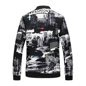 Blouson Bomber Homme Décontracté Streetwear Col Côtelé Fournisseur pour Distribution en Gros de Vêtements - Product Image 6
